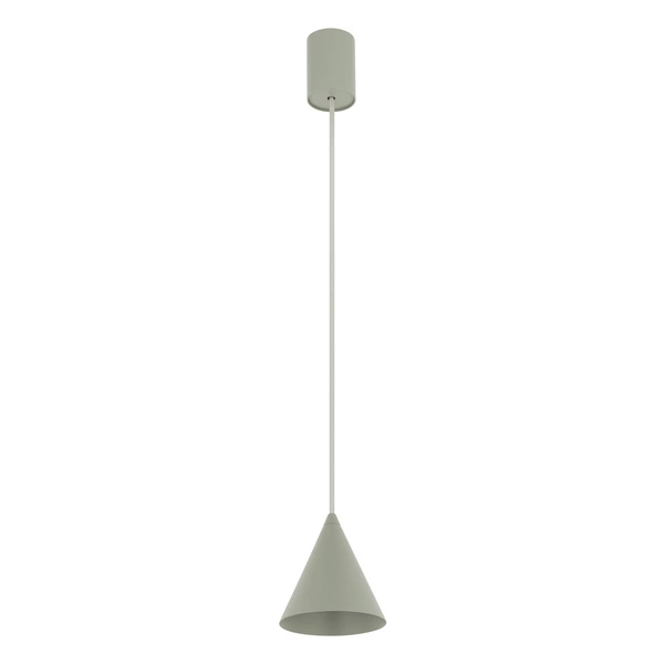 Lampa wisząca ZENITH XS wys.130cm szer.11cm GU10 IP20 | Sage green 11492