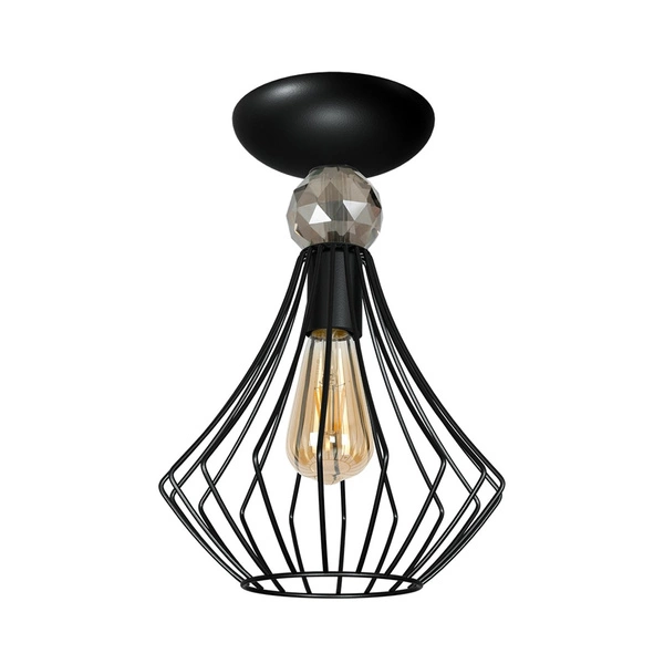 Lampa sufitowa JEWEL BLACK 1xE27