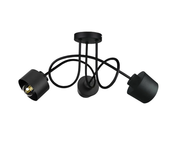 Lampa sufitowa 3xE27 SIMPLY BLACK