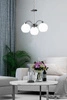 Lampa wisząca TOBAGO 33-25456 satynowa z mlecznymi kloszami 3x60W E27