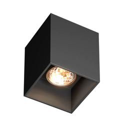 Lampa sufitowa SQUARE SPOT 50475-BK-N kwadrat 8,2cm | Czarny