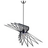 Lampa wisząca PLANET serpentyna czarna 65cm 1872104