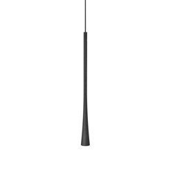 Lampa wisząca nowoczesna sopel ENZA 7W ciepła 3000K czarny śr. 3,2cm