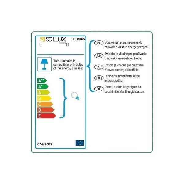 Lampa Wisząca PASTELO 1 Biała Stal, SL.0465