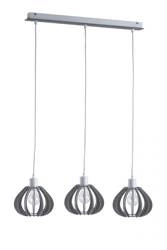 Lampa wisząca 3xE27 NICOLETA GREY 835