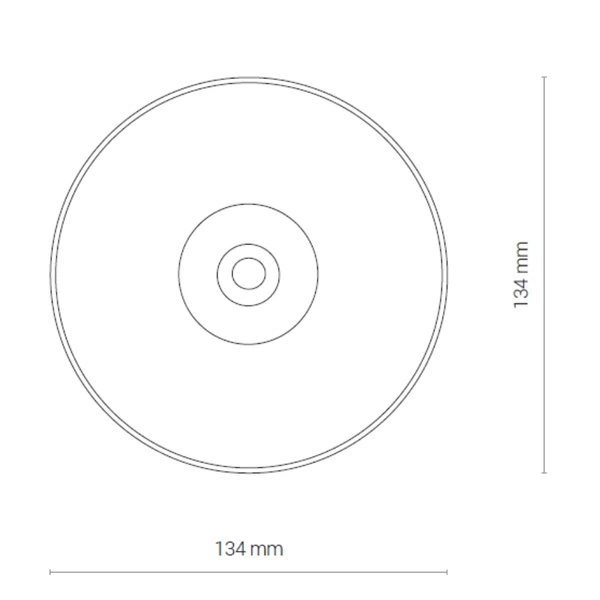 Lampa sufitowa plafon IOS 20W LED 4000K kąt 60° | biały 8743