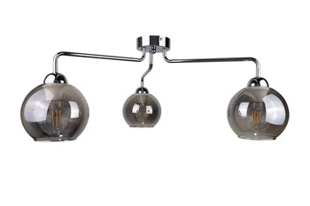 Lampa sufitowa 3xE27 PLUTON SILVER