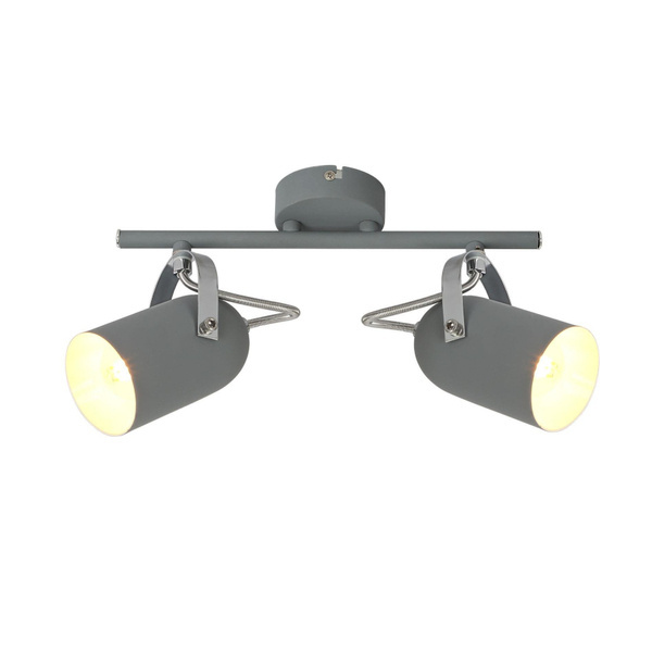 Lampa sufitowa GRAY listwa, 2xE14, szara, 92-66480