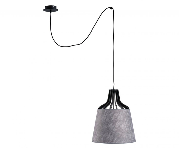 Lampa wisząca 1xE27 IVO GREY LONG 718