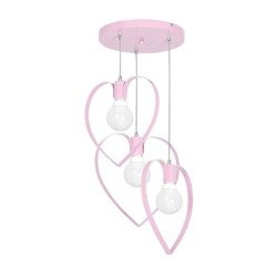 Lampa wisząca AMORE PINK 3xE27 MLP9954