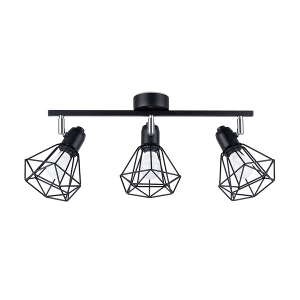 Lampa sufitowa ARTEMIS 3, czarny/chrom, 3x40W E14, SL.1107