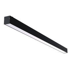 Lampa sufitowa OFFICE LED 120cm 31W barwa ciepła 3000K | czarny