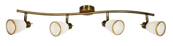 Lampa ścienna/sufitowa REGENT, 94-70036, patynowy/biały, 4x40W G9