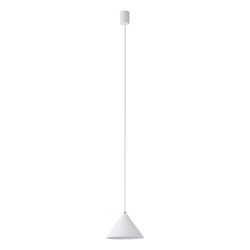 Loftowa lampa wisząca ZENITH S GU10 wys. 130cm | biały