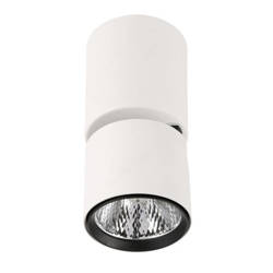 Nowoczesny reflektor / plafon BONIVA LED 5W 3000K ciepła | biały