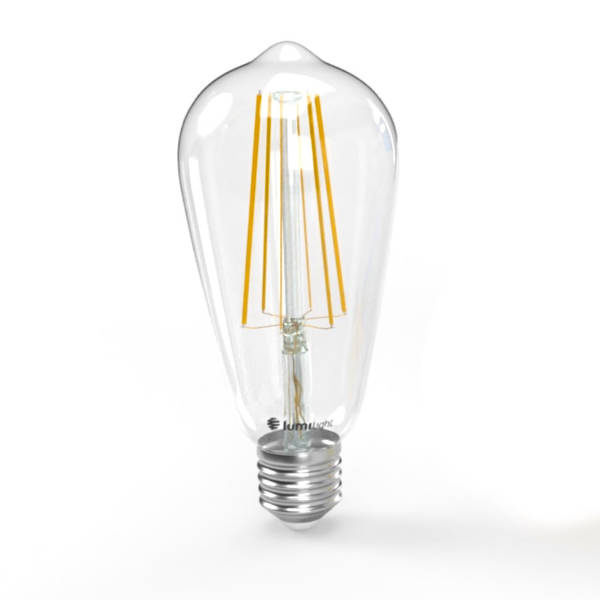 Żarówka Led E27 St64 7w Filament 4000k Barwa Neutralna Oświetlenie