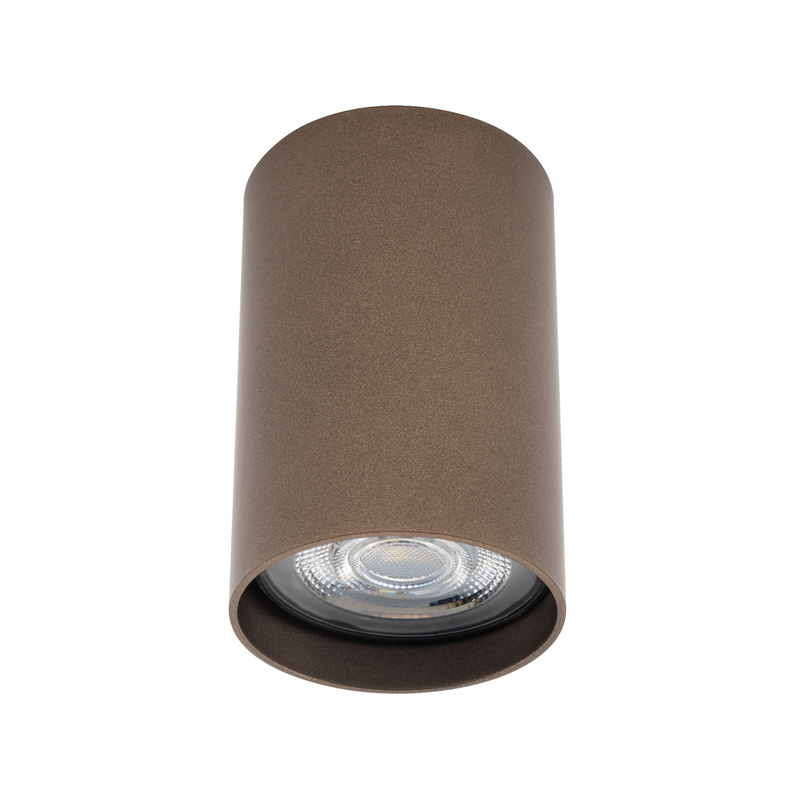 Lampa punktowa podtynkowa MONO SLIDE TRIMLESS szer. 5,5cm GU10 | czekoladowy