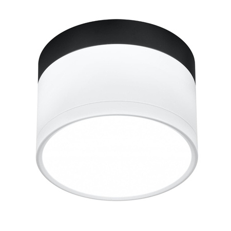 Lampa sufitowa TUBA 2273631 czarno-biała 9W LED, barwa neutralna 4000K, śr. 8,8 cm