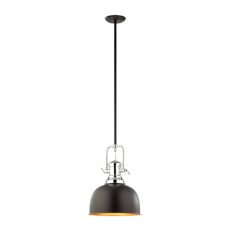Lampa wisząca Laredo śr. 32,5cm E27 | czarny/chrom